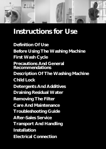 Manual Bauknecht WAB 1000 Washing Machine