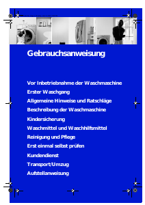 Bedienungsanleitung Bauknecht WAB 8795 Waschmaschine