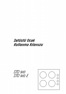 Kullanım kılavuzu Arçelik STO 910 Ocak