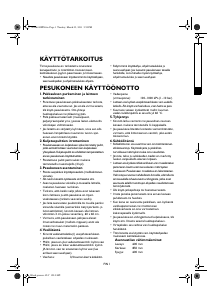Käyttöohje Bauknecht WAE 9414 Pesukone