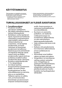 Käyttöohje Bauknecht WAE 9424 Pesukone