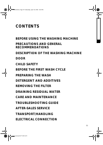 Manual Bauknecht WAE 9610 Washing Machine