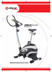 Bedienungsanleitung Rex BX-200 Heimtrainer
