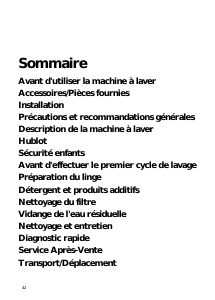 Mode d’emploi Bauknecht WAK 1600 EX Lave-linge