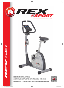 Mode d’emploi Rex BX-401 E Vélo d’appartement