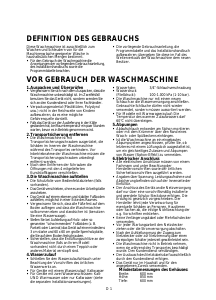 Bedienungsanleitung Bauknecht WAK 3472 Waschmaschine