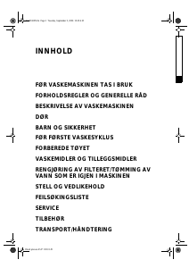 Bruksanvisning Bauknecht WAK 4560 Vaskemaskin