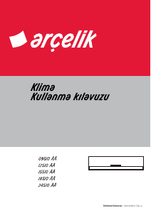 Kullanım kılavuzu Arçelik 09510 AA Klima