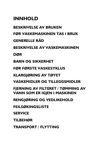 Bruksanvisning Bauknecht WAK/D 7416 EX Vaskemaskin