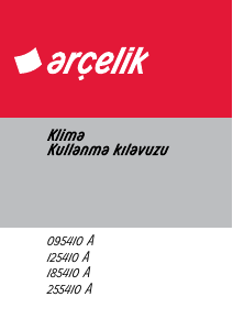 Kullanım kılavuzu Arçelik 095410 A Klima