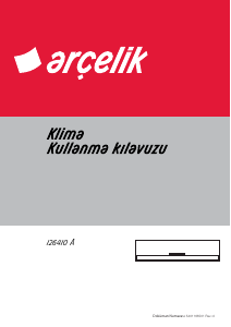 Kullanım kılavuzu Arçelik 126410 A Klima