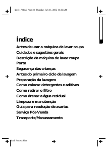 Manual Bauknecht WAS 4151/1 Máquina de lavar roupa