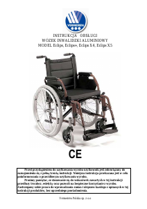 Instrukcja Vermeiren Eclips X5 Wózek inwalidzki