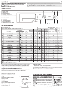 Manual Bauknecht WM Sense 9D43PS Washing Machine