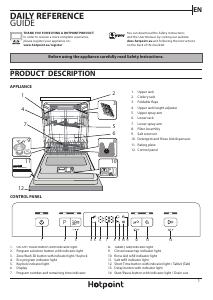 Handleiding Hotpoint HFC 3C32 FW UK Vaatwasser