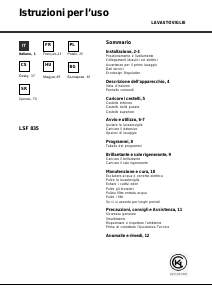 Наръчник Hotpoint LSF 835 X EU/HA Съдомиалня
