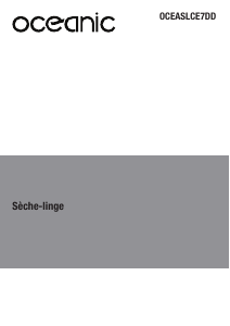 Mode d’emploi Oceanic OCEASLCE7DD Sèche-linge