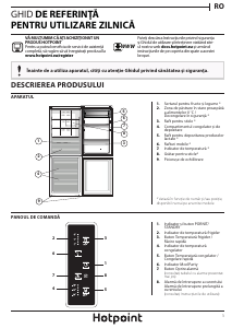 Manual Hotpoint NFFUD 191 X Combina frigorifica