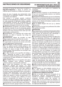 Manual de uso Hotpoint HB 2760B NE Placa