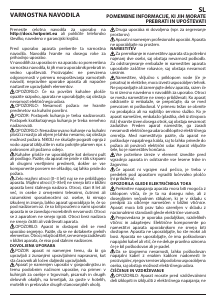 Priročnik Hotpoint HR 632 B Grelna plošča