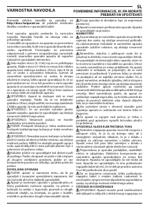 Priročnik Hotpoint HR 642 X CM Grelna plošča