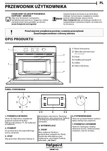 Instrukcja Hotpoint MD 344 IX HA Kuchenka mikrofalowa