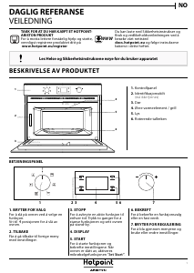 Bruksanvisning Hotpoint MD 344 IX HA Mikrobølgeovn