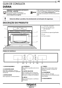 Manual Hotpoint MD 554 IX HA Micro-onda