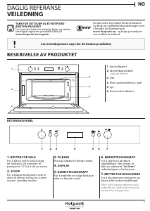 Bruksanvisning Hotpoint MD 764 BL HA Mikrobølgeovn