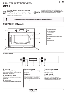 Käyttöohje Hotpoint MD 773 IX HA Mikroaaltouuni