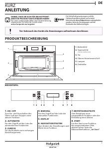 Bedienungsanleitung Hotpoint MD 773 IX HA Mikrowelle