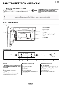Käyttöohje Hotpoint MN 513 IX HA Mikroaaltouuni