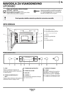 Priročnik Hotpoint MN 613 IX HA Mikrovalovna pečica