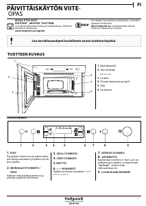 Käyttöohje Hotpoint MN 614 IX HA Mikroaaltouuni