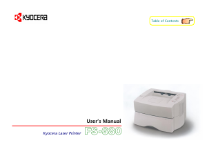 Manual Kyocera FS-680 Printer