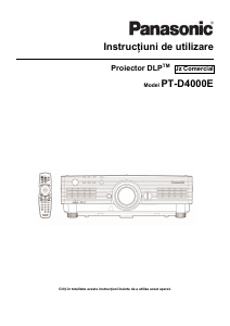 Manual Panasonic PT-D4000E Proiector