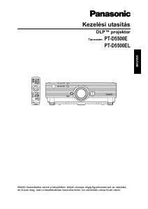 Használati útmutató Panasonic PT-D5500E Vetítő
