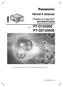 Manuál Panasonic PT-DZ12000E Projektor