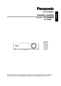 Használati útmutató Panasonic PT-LB30E Vetítő