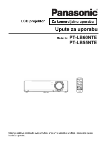 Bedienungsanleitung Panasonic PT-LB60NTE Projektor