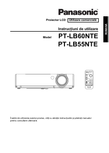 Manual Panasonic PT-LB60NTE Proiector