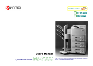 Manual Kyocera FS-7000 Printer