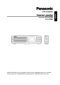 Használati útmutató Panasonic PT-LC55E Vetítő