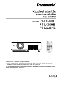 Használati útmutató Panasonic PT-LW25HE Vetítő