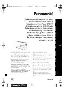 Instrukcja Panasonic RF-D3 Radio