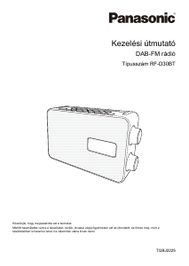 Használati útmutató Panasonic RF-D3 Rádió