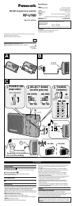 Návod Panasonic RF-U160 Rádio