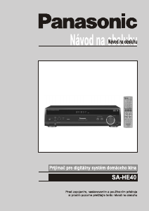 Návod Panasonic SA-HE40 Prijímač