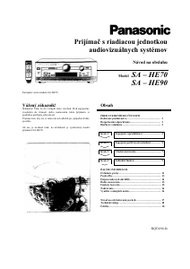 Návod Panasonic SA-HE90 Prijímač