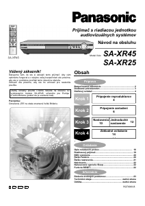 Návod Panasonic SA-XR25 Prijímač